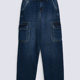 BAGGY FIT CARGO DENIM