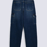 BAGGY FIT CARGO DENIM