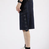BAGGY FIT CARGO DENIM SHORT