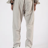 BAGGY FIT LINEN CARGO TROUSER