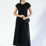 RIBBED TOP DRESS