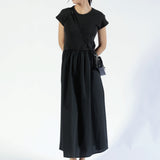 RIBBED TOP DRESS