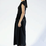 RIBBED TOP DRESS