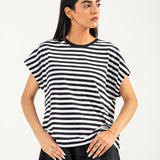 STRIPED KIMONO SHIRT