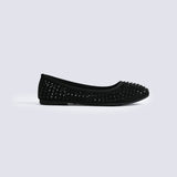 EMBELLISHED BALLET FLATS