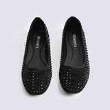 EMBELLISHED BALLET FLATS