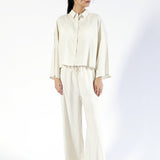 BOXY FIT LINEN TOP
