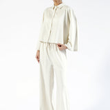 BOXY FIT LINEN TOP