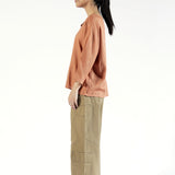 BUTTON DOWN TOP WITH COLLAR DETAIL