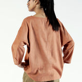 BUTTON DOWN TOP WITH COLLAR DETAIL