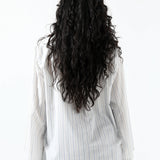 STRIPED SHIRT WITH COLLAR DETAIL