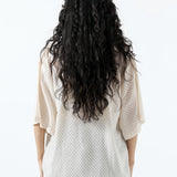 TEXTURED BUTTON DOWN SHIRT