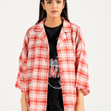 CHECKERED BUTTON DOWN SHIRT