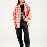 CHECKERED BUTTON DOWN SHIRT