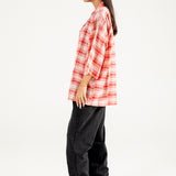 CHECKERED BUTTON DOWN SHIRT