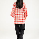 CHECKERED BUTTON DOWN SHIRT