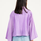 BUTTON DOWN TEXTURED SHIRT