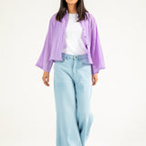BUTTON DOWN TEXTURED SHIRT
