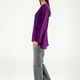 LUREX SHIRT WITH BACK DETAILS