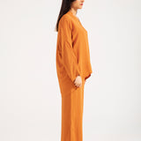 BUTTON DOWN TOP WITH SLEEVE DETAIL