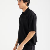 BOXY FIT TEXTURED POLO
