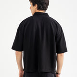 BOXY FIT TEXTURED POLO