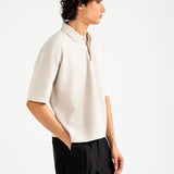 BOXY FIT TEXTURED POLO