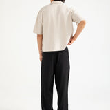 BOXY FIT TEXTURED POLO
