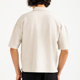 BOXY FIT TEXTURED POLO