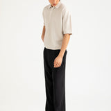 BOXY FIT TEXTURED POLO
