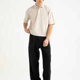 BOXY FIT TEXTURED POLO