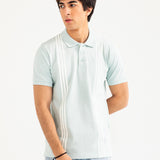 PRINTED STRIPED POLO
