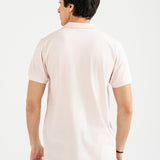 PRINTED STRIPED POLO
