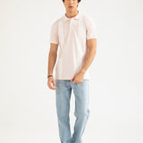 PRINTED STRIPED POLO