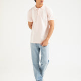 PRINTED STRIPED POLO