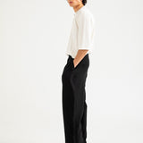 BAGGY FIT JOHNNY COLLAR KNITTED POLO