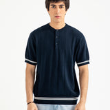 KNITTED HENLEY