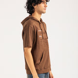 BOXY FIT EMBOSSED GRAPHIC HOODIE TEE
