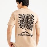 FLOCK PRINT TERRY TEE