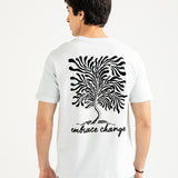 FLOCK PRINT TERRY TEE