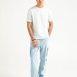 FLOCK PRINT TERRY TEE
