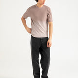 WASHED EFFECT TEXTURED TEE