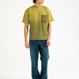 WASHED EFFECT BAGGY FIT TEE