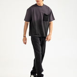 WASHED EFFECT BAGGY FIT TEE