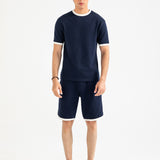 STRETCH MUSCLE FIT RINGER TEE