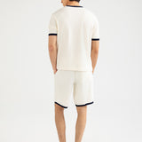 STRETCH MUSCLE FIT RINGER TEE