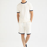 STRETCH MUSCLE FIT RINGER TEE