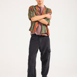 RESORT COLLAR PRINTED BOXY FIT SHIRT