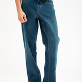 WIDE LEG FIT DENIM