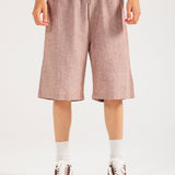 BAGGY FIT LINEN SHORTS